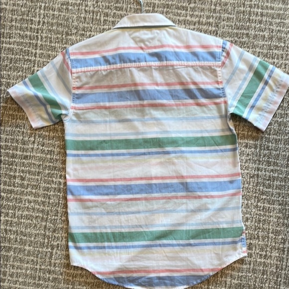 Tommy Hilfiger Young Men's Multicolor Striped Shirt - Picture 3 of 4